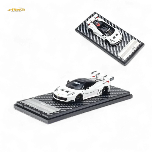  QIDIAN Ferrari 458 LBWK GT White 1:64 -  ToylandEU™