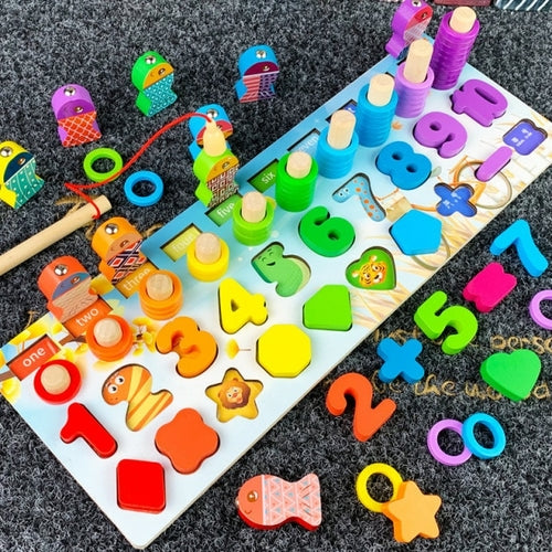 Montessori Educational Wooden Math Toys with Busy Board for Kids AliExpress Toyland EU