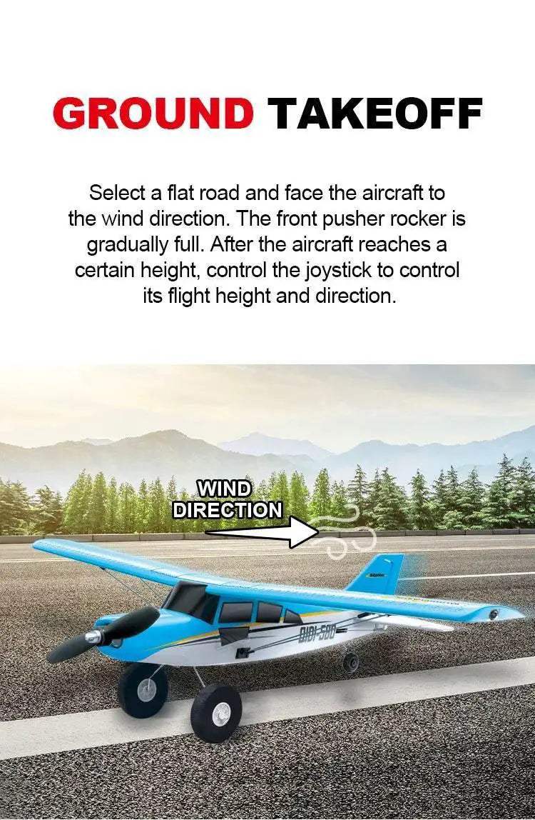 Qidi560 Moore M7 Off-road RC Plane 4CH Brushless Aircraft - ToylandEU