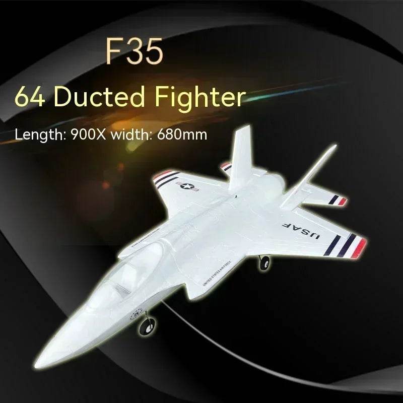 Qlq Rc Plane F35 Lightning Ii 64mm Epo Remote Controlled Aircraft Gift - ToylandEU