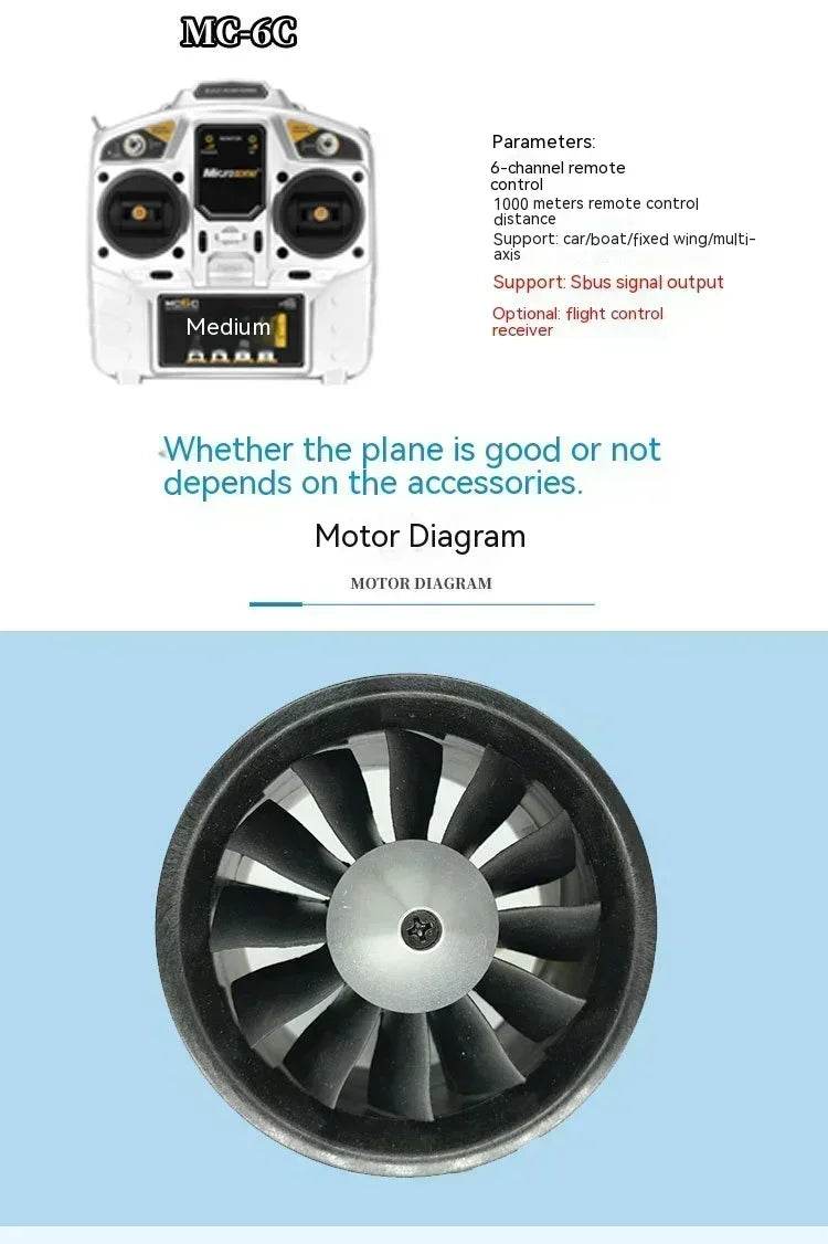 Qlq Rc Plane F35 Lightning Ii 64mm Epo Remote Controlled Aircraft Gift - ToylandEU