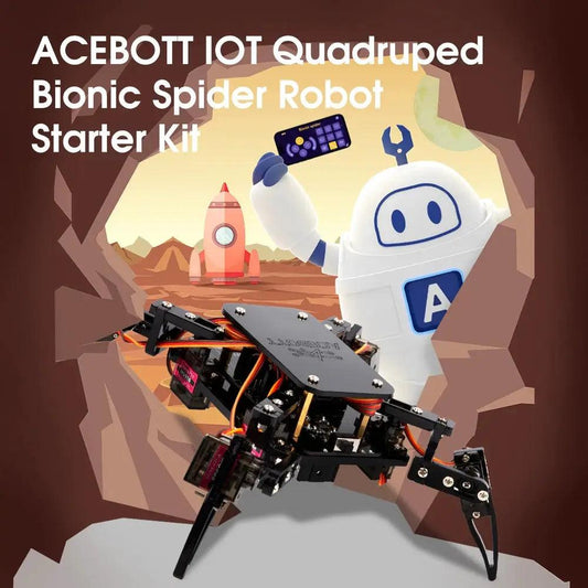  Quadruped Spider Robot Kit With ESP8266 App Controlled -  ToylandEU™