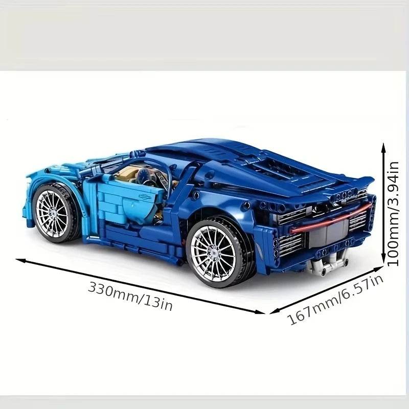 Quality Blocks Kit Sports Car MOC 1 14 For Adults And Kids - ToylandEU