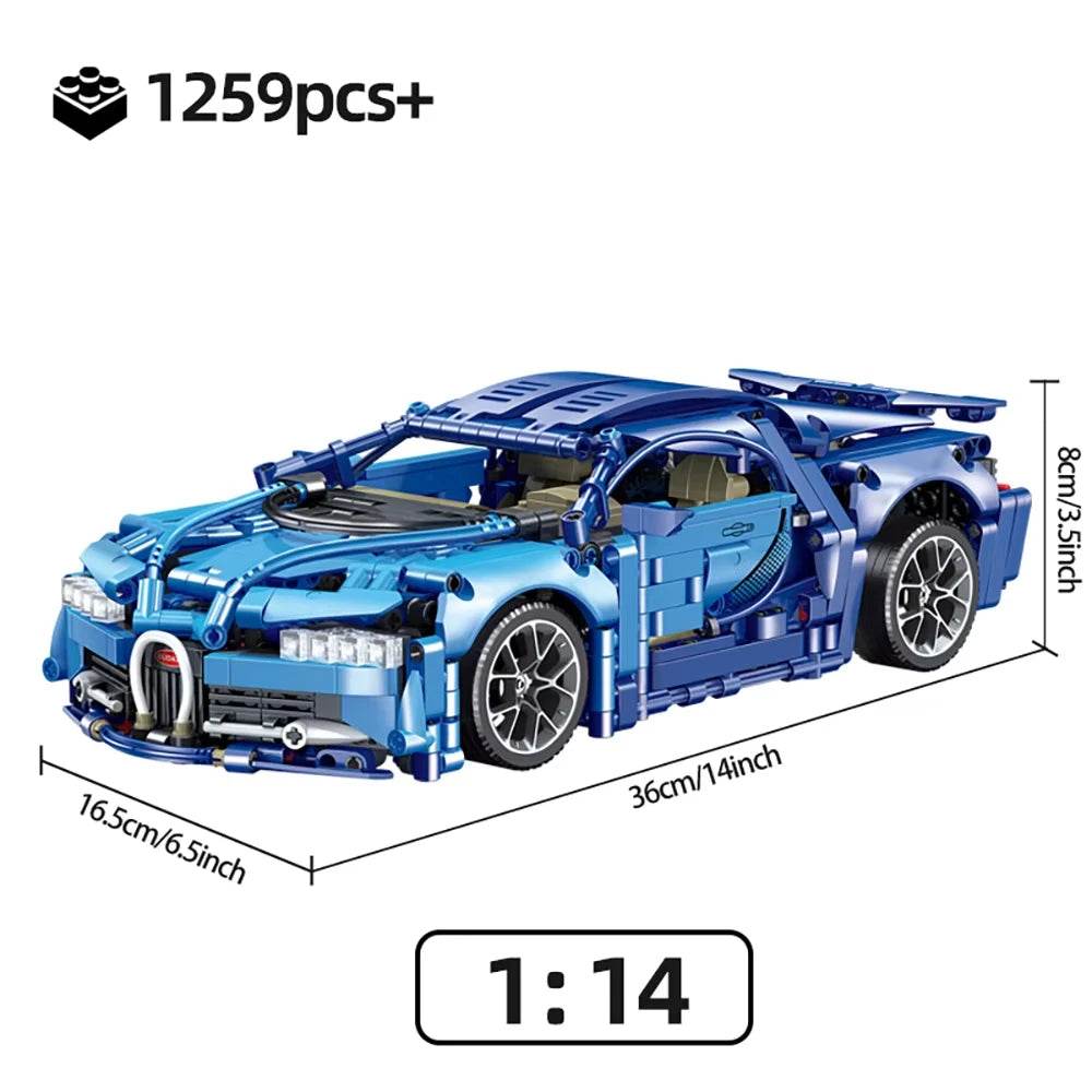 Quality Blocks Kit Sports Car MOC 1 14 For Adults And Kids - ToylandEU