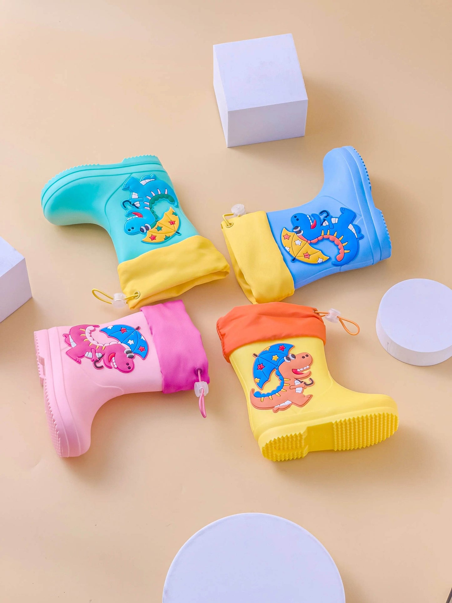 Quality Kids Rain Boots Anti Slip Soles For Boys And Girls - ToylandEU