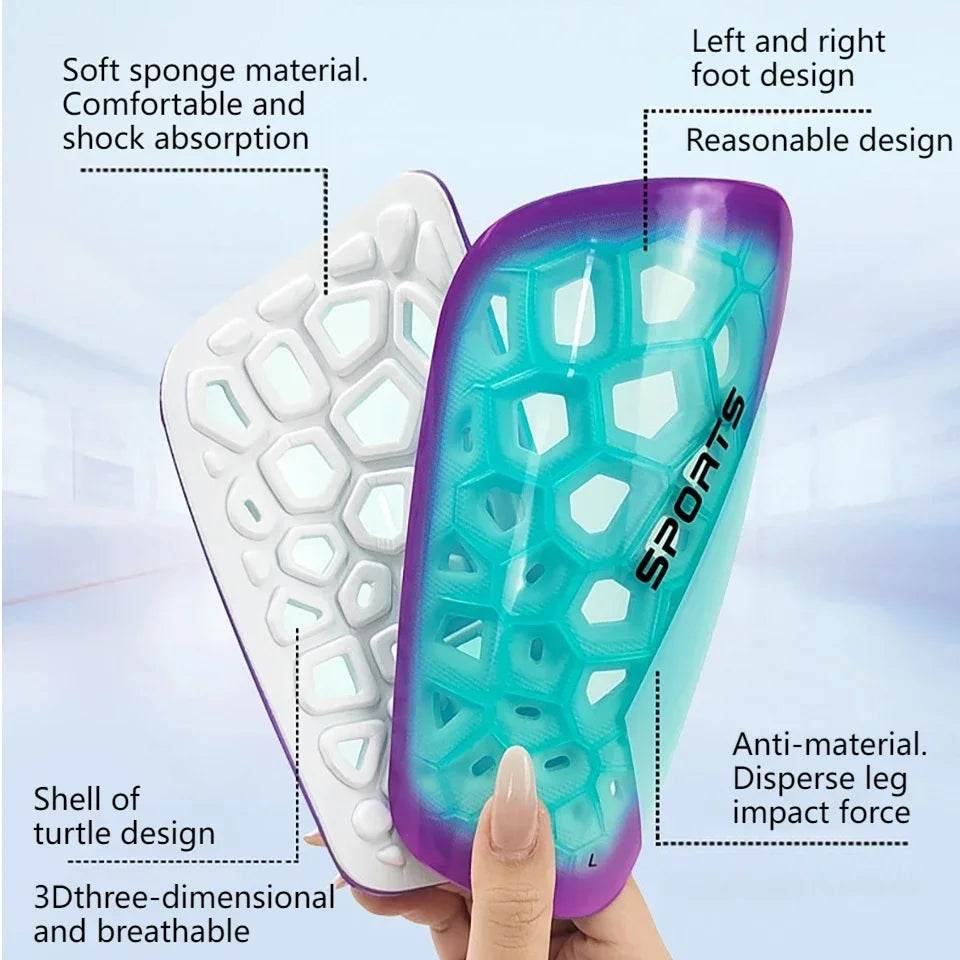 Quality Soccer Shin Guards Calf Protection All Ages - ToylandEU
