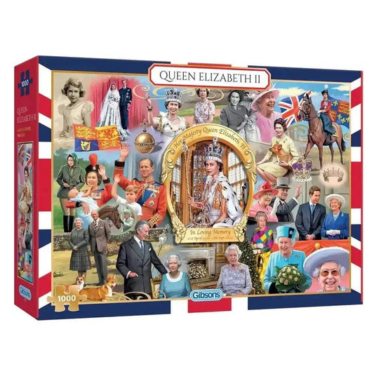  Queen Elizabeth II 1000 Piece Jigsaw Puzzle Gibsons -  ToylandEU™