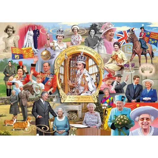  Queen Elizabeth II 1000 Piece Jigsaw Puzzle Gibsons -  ToylandEU™