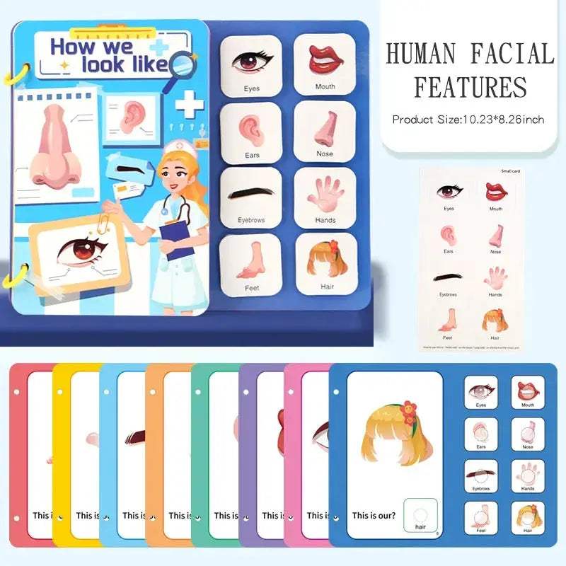 Quiet Books for Kids Montessori Educational Toy Set - ToylandEU