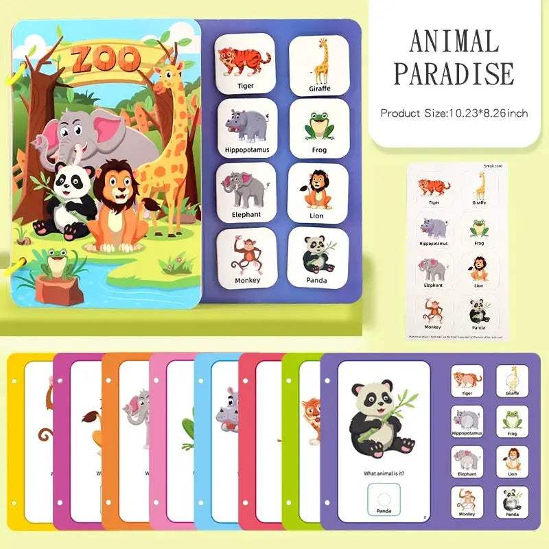 Quiet Books for Kids Montessori Educational Toy Set - ToylandEU
