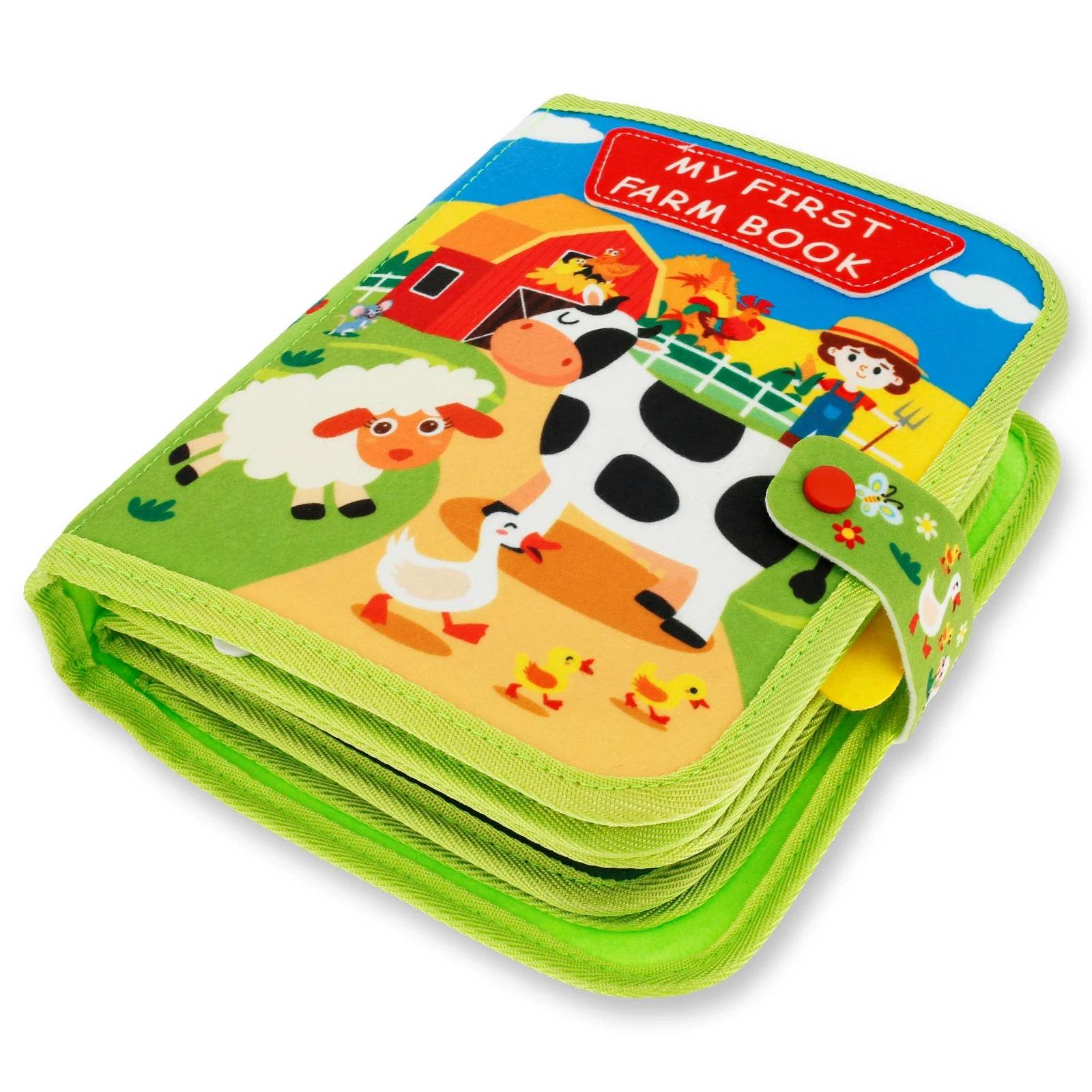 Quiet Books for Toddlers Soft Baby Books Sensory Learning - ToylandEU