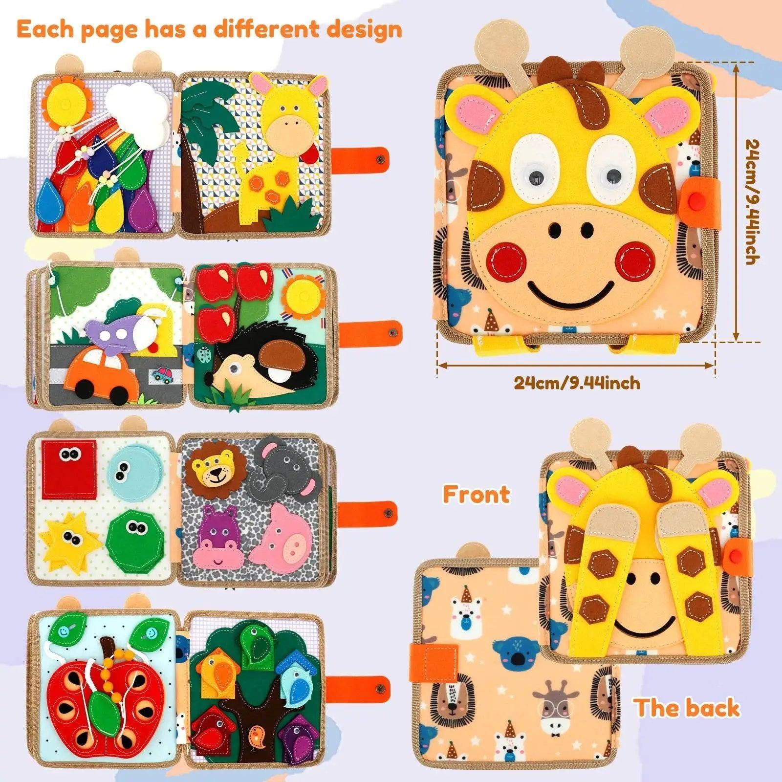  Quiet Books for Toddlers Soft Baby Books for Learning -  ToylandEU™