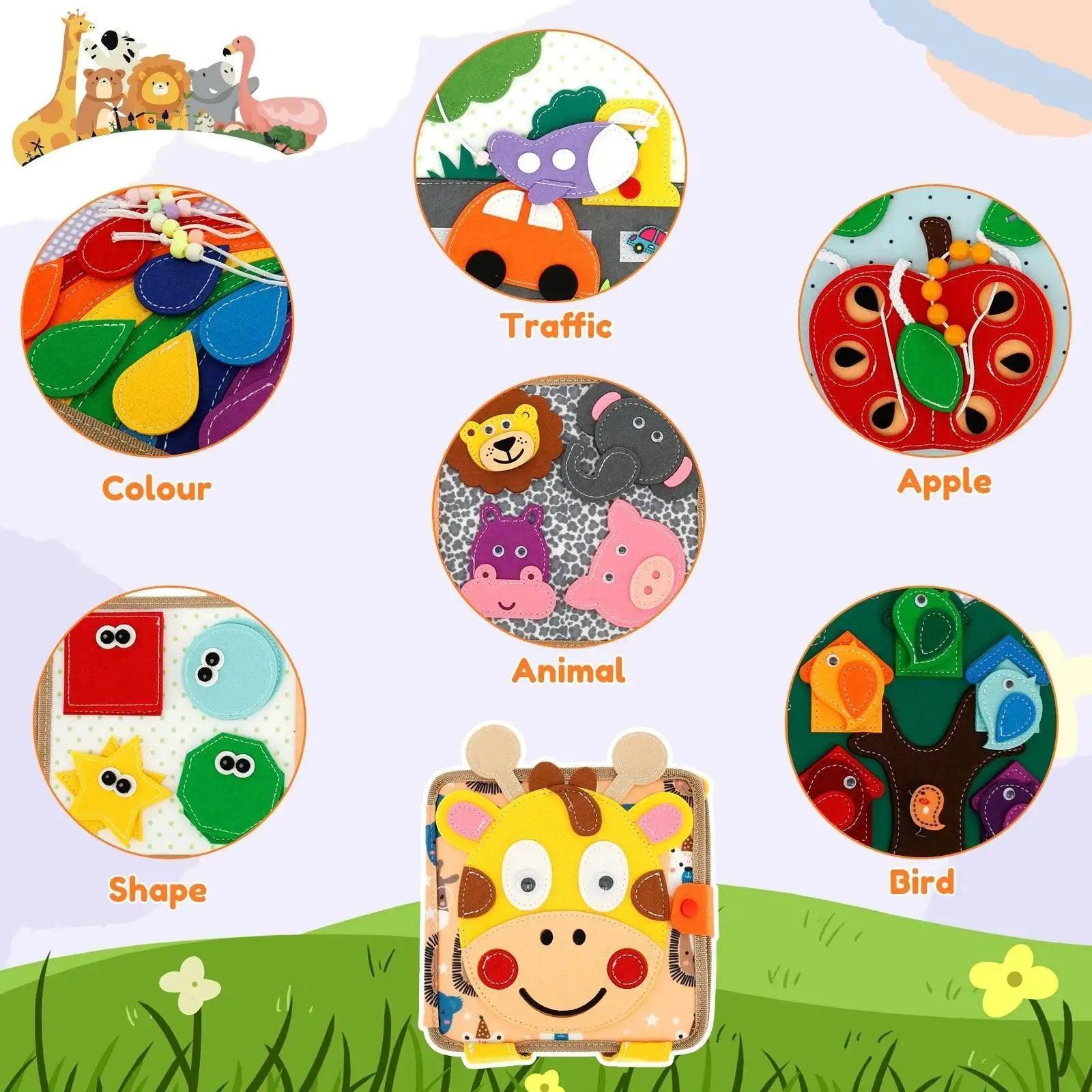  Quiet Books for Toddlers Soft Baby Books for Learning -  ToylandEU™