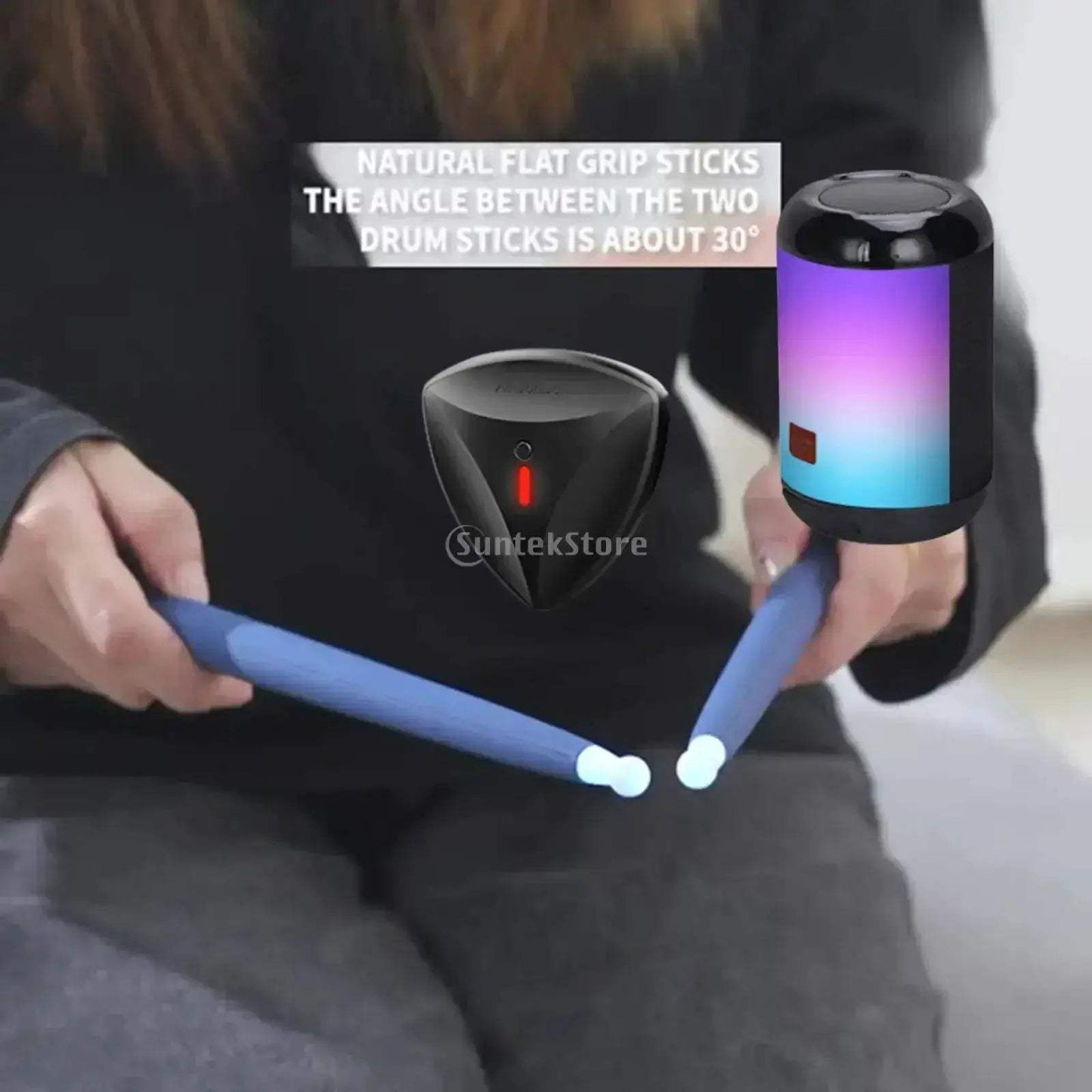 Quiet Portable Electronic Air Drum Set For Studio Practice - ToylandEU