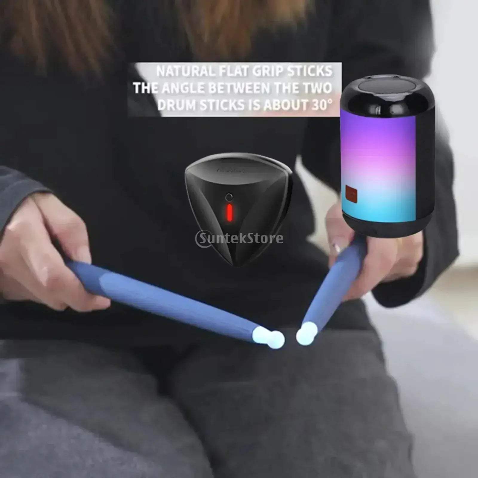 Quiet Portable Electronic Air Drum Set For Studio Practice - ToylandEU