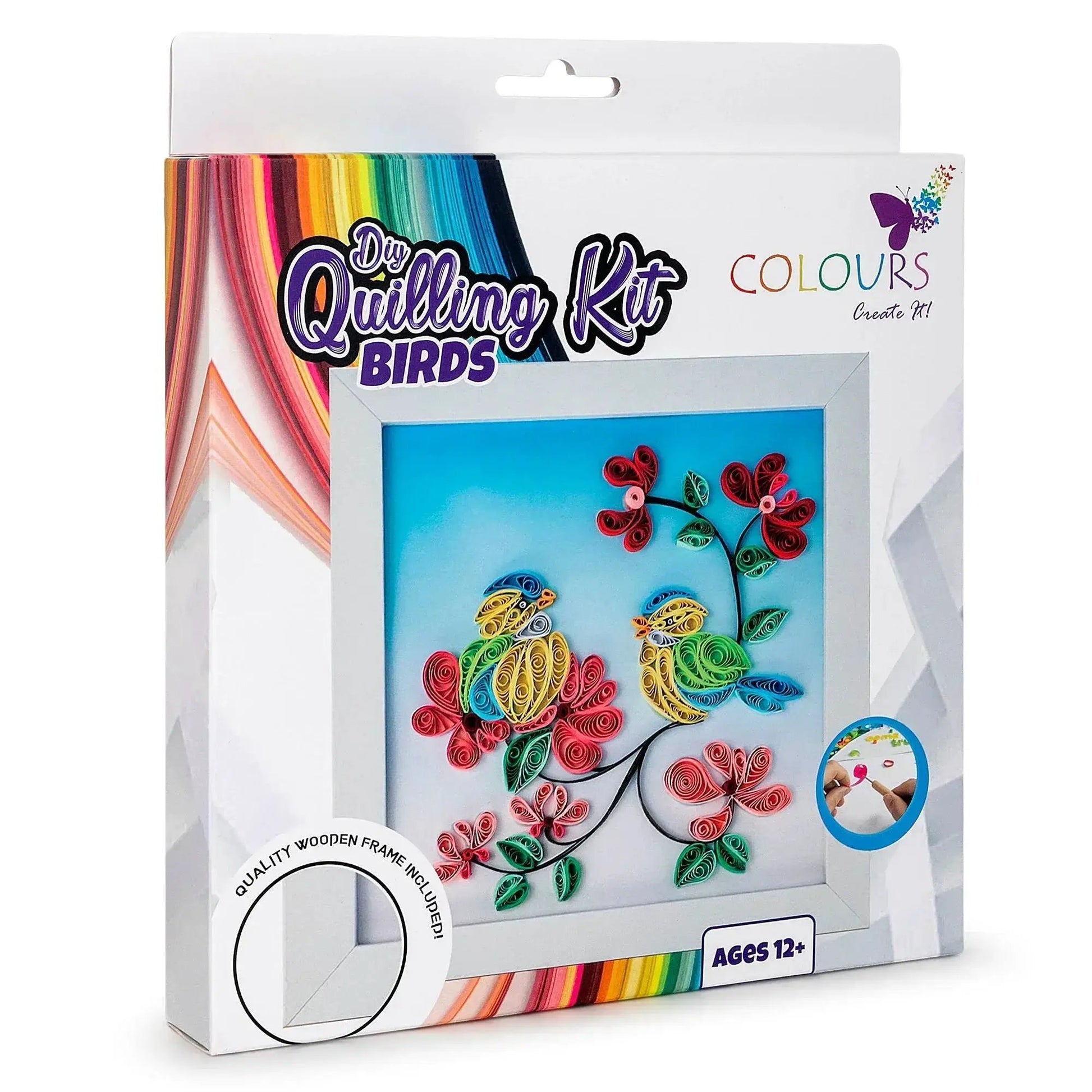 Quilling Birds Kit With Tools For Creative Paper Art - ToylandEU