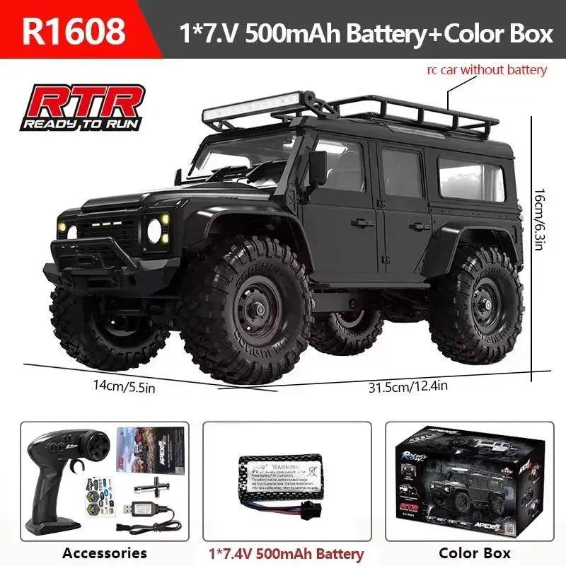  R1601 1:16 4WD RC Car Off Road Monster Truck -  ToylandEU™