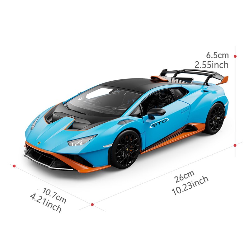 1:18 Scale Rastar Lamborghini Huracan STO Diecast Car Model Toy - ToylandEU