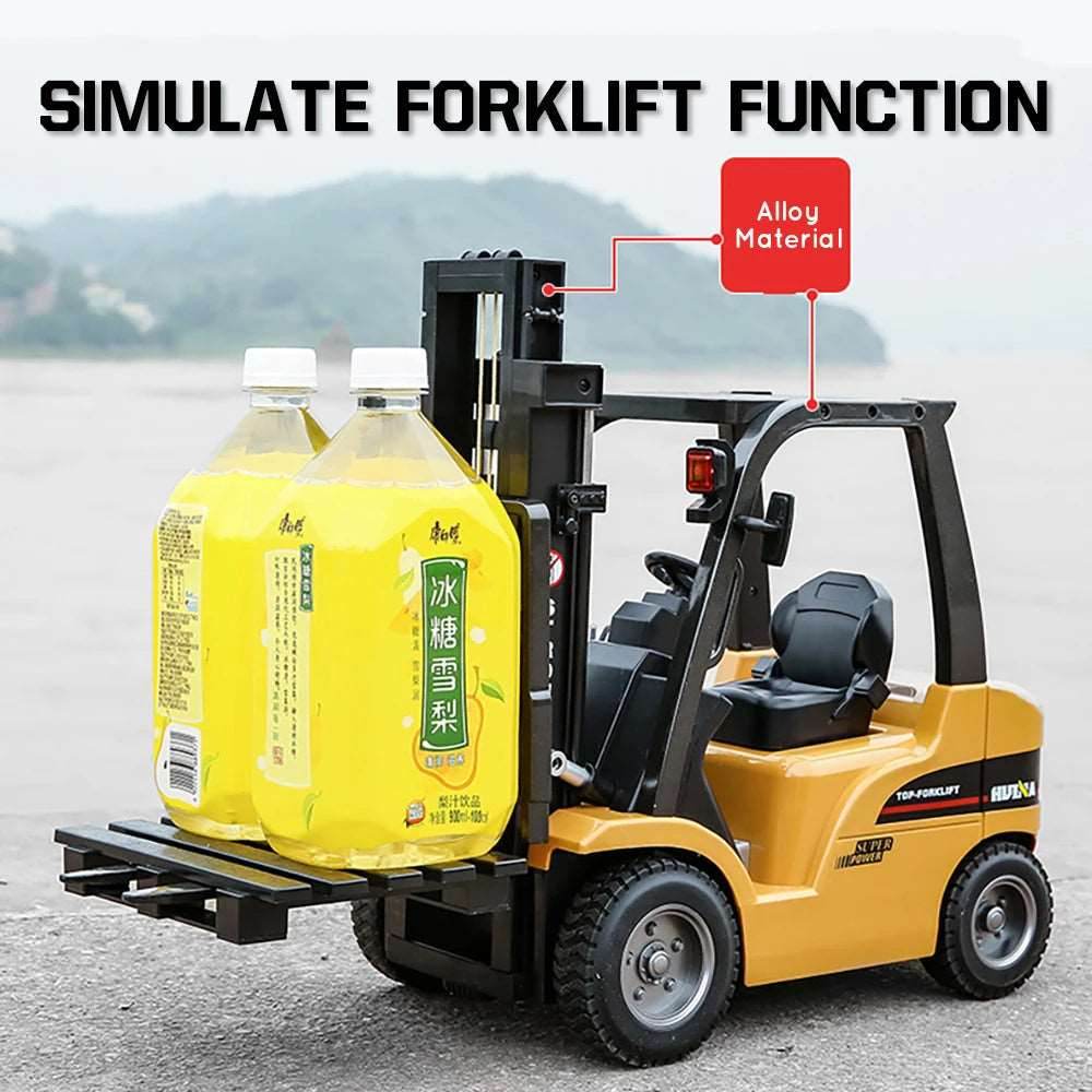 RC 1/10 Remote Control Forklift Truck - 20 Min Playtime & All-Terrain Fun - ToylandEU