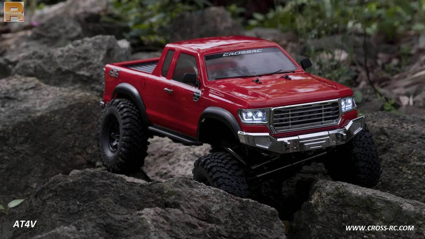 RC 1/10 Scale 4WD CROSSRC AT4V EMO RC Crawler Kit with Differential Lock and 540 35T Motor - Outdoor Adventure Toy for Boys - ToylandEU