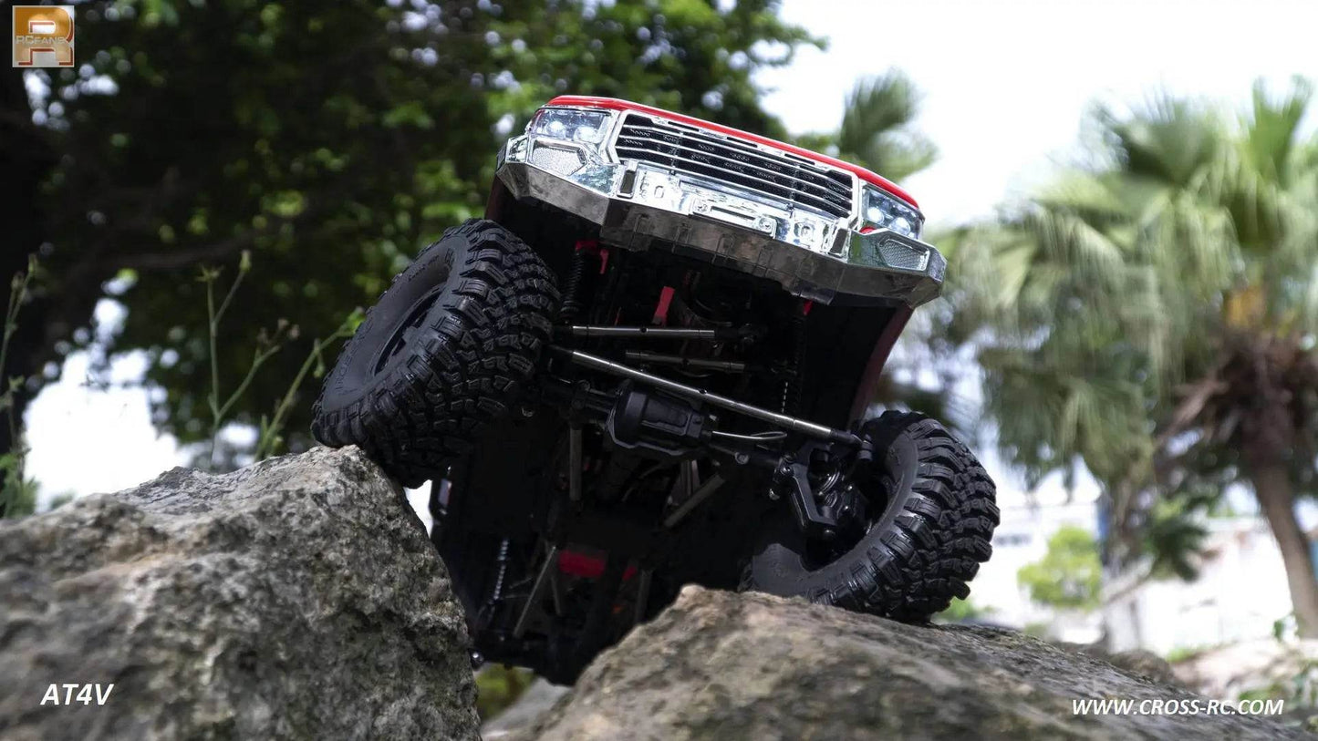RC 1/10 Scale 4WD CROSSRC AT4V EMO RC Crawler Kit with Differential Lock and 540 35T Motor - Outdoor Adventure Toy for Boys - ToylandEU