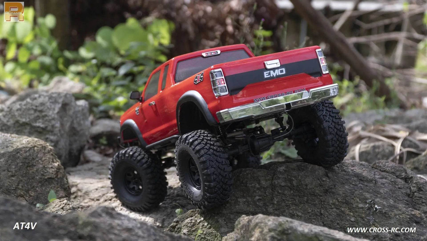 RC 1/10 Scale 4WD CROSSRC AT4V EMO RC Crawler Kit with Differential Lock and 540 35T Motor - Outdoor Adventure Toy for Boys - ToylandEU