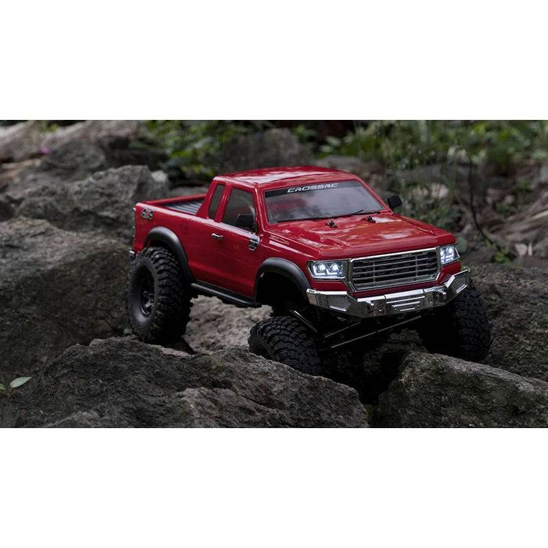 RC 1/10 Scale 4WD CROSSRC AT4V EMO RC Crawler Kit with Differential Lock and 540 35T Motor - Outdoor Adventure Toy for Boys - ToylandEU