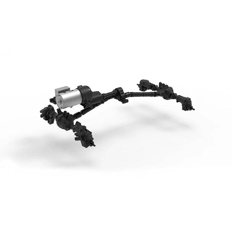 RC 1/10 Scale 4WD CROSSRC AT4V EMO RC Crawler Kit with Differential Lock and 540 35T Motor - Outdoor Adventure Toy for Boys - ToylandEU