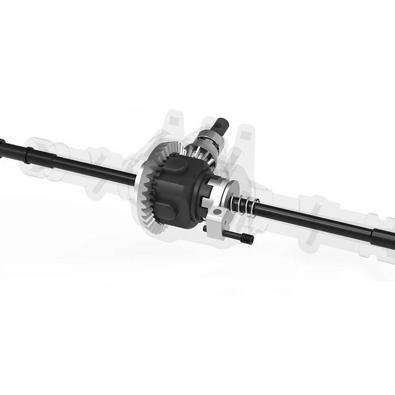 RC 1/10 Scale 4WD CROSSRC AT4V EMO RC Crawler Kit with Differential Lock and 540 35T Motor - Outdoor Adventure Toy for Boys - ToylandEU