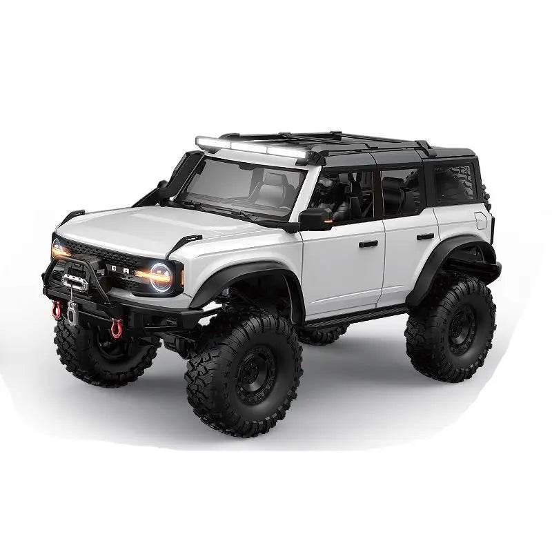 RC 1/10 Scale 4WD Remote Control Off-Road Rock Crawler - Full Proportional RC Climbing Car with LED Lights and Lithium Battery - ToylandEU
