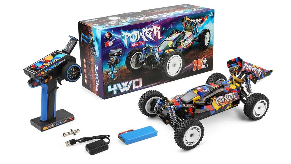 RC 1:12 Electric 4WD High-Speed RC Racing Cars - 75KM/H & 55KM/H Remote Control Drifters with 3000mAh Battery - ToylandEU