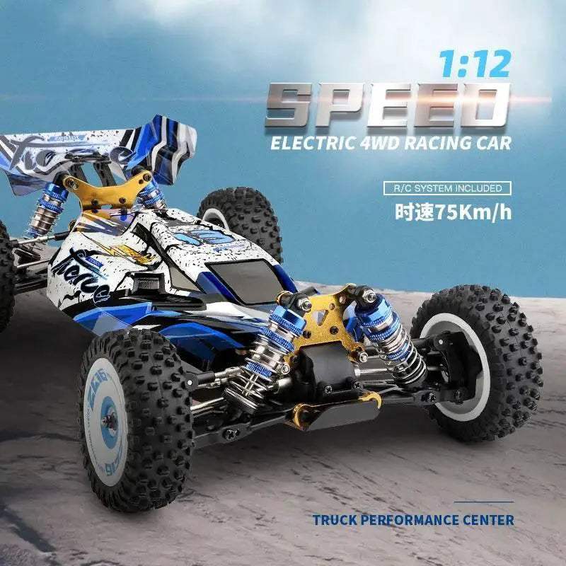 RC 1/12 Scale High-Speed RC Drift Car - 75KM/H Brushless 4WD Vehicle with 2.4G Remote Control -  ToylandEU™