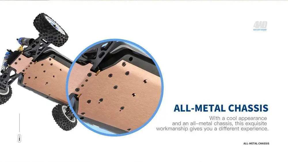  RC 1/12 Scale High-Speed RC Drift Car - 75KM/H Brushless 4WD Vehicle with 2.4G Remote Control -  ToylandEU™