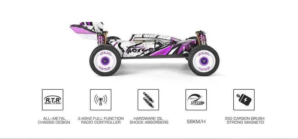  RC 1/12 Scale High-Speed RC Drift Car - 75KM/H Brushless 4WD Vehicle with 2.4G Remote Control -  ToylandEU™