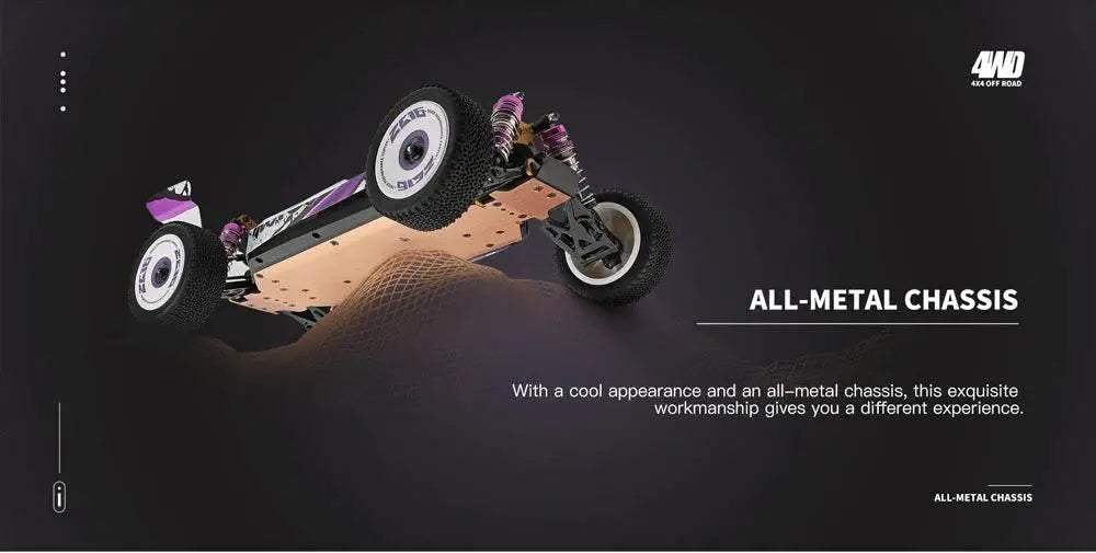  RC 1/12 Scale High-Speed RC Drift Car - 75KM/H Brushless 4WD Vehicle with 2.4G Remote Control -  ToylandEU™