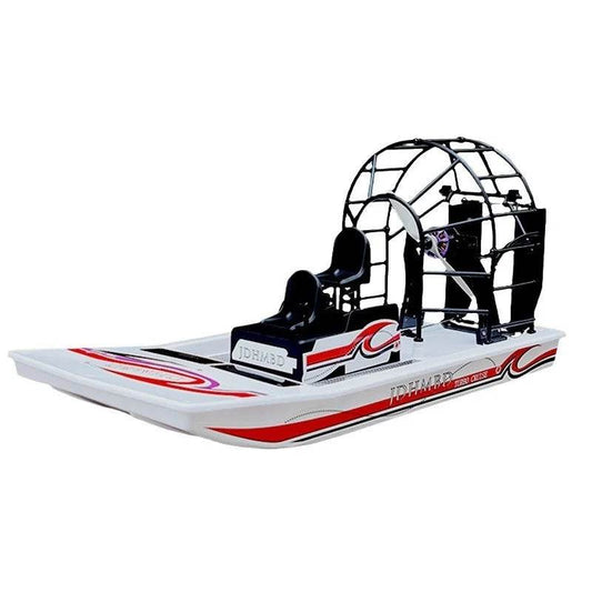 RC 1:13 Scale RC Amphibious Rescue Electric Boat - DIY Remote Control Hovercraft Toy for Outdoor Fun - ToylandEU