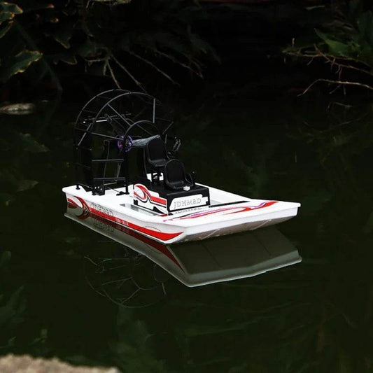 RC 1:13 Scale RC Electric Amphibious Rescue Boat - DIY Hovercraft Model Toy for Outdoor Fun - ToylandEU