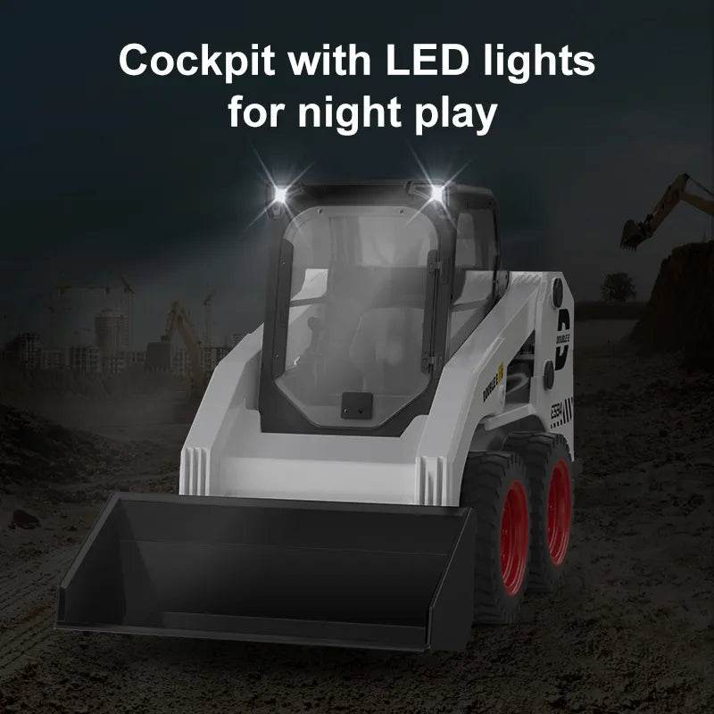 RC 1:14 Remote Control Slip Loader Truck with LED Lights & Realistic Sounds - ToylandEU