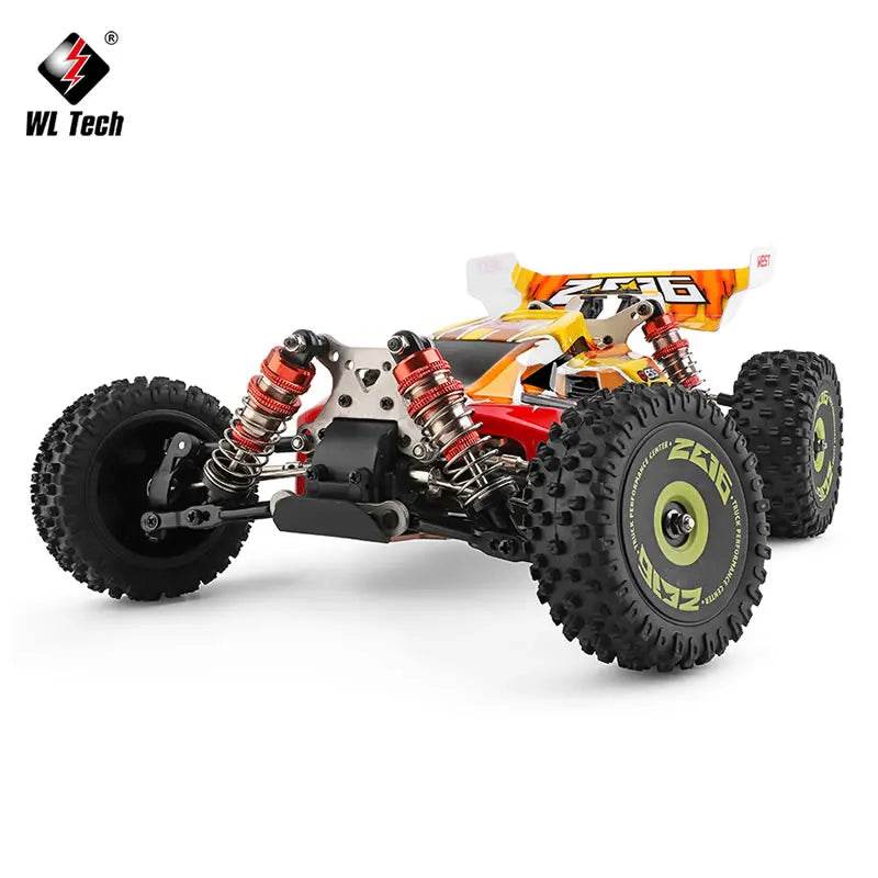 RC 1:14 Scale 4WD High-Speed RC Drift Racing Car - 75Km/H Brushless Motor Off-Road Vehicle for Kids - ToylandEU