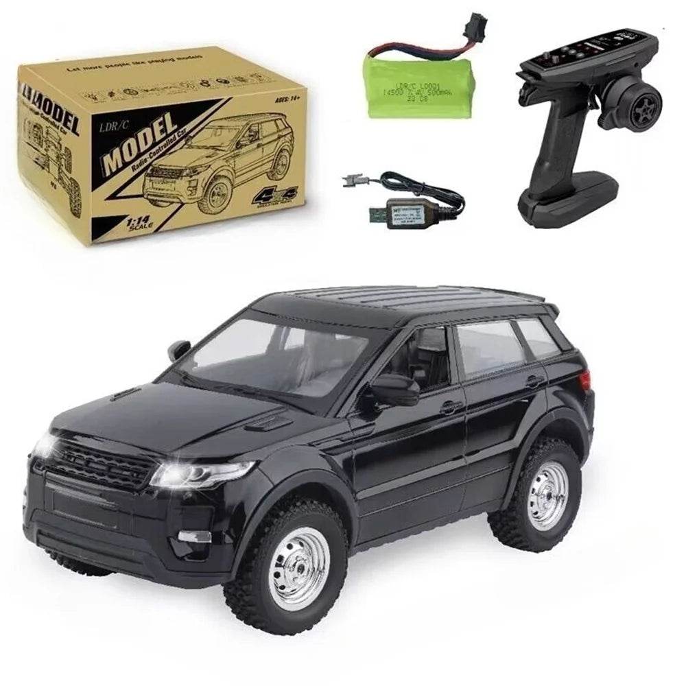 RC 1/14 Scale 4WD RC Land Rover Truck with LED Lights for Off-Road Fun - ToylandEU