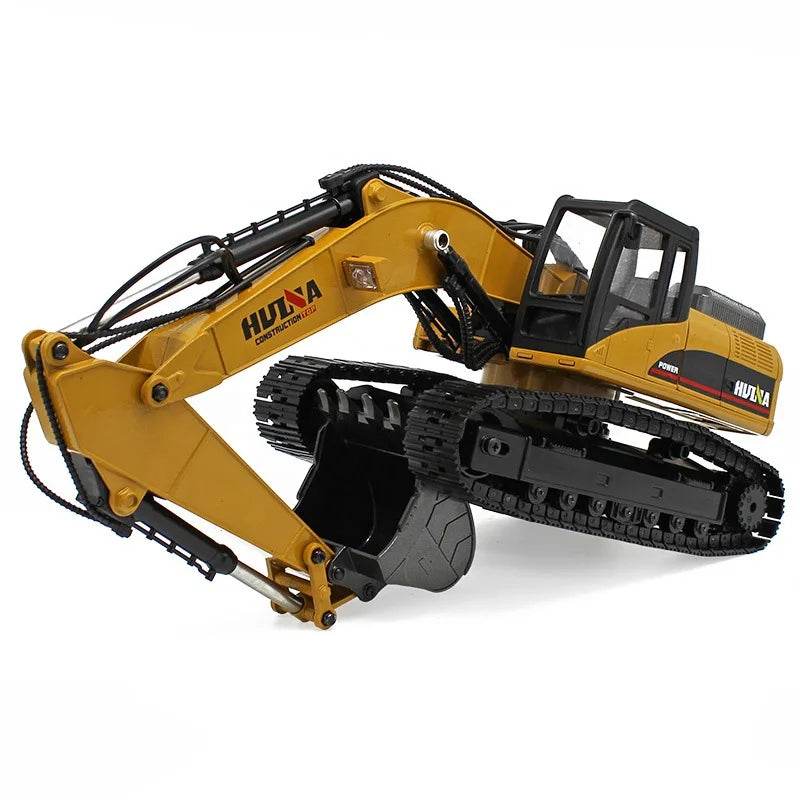 RC 1:14 Scale Alloy Remote Control Excavator - Huina 1580 Metal Edition - ToylandEU