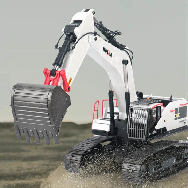 RC 1/14 Scale Metal Remote Control Excavator Model - Lights & Sounds - ToylandEU