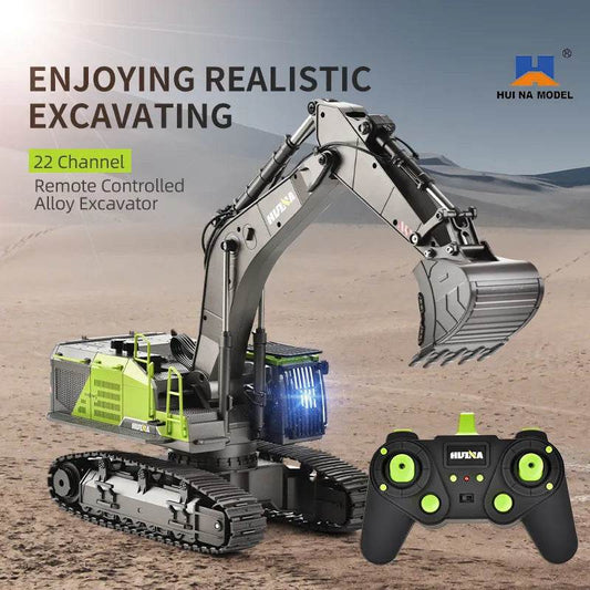 RC 1:14 Scale Remote Control Alloy Excavator - 22 Channels of Fun! - ToylandEU