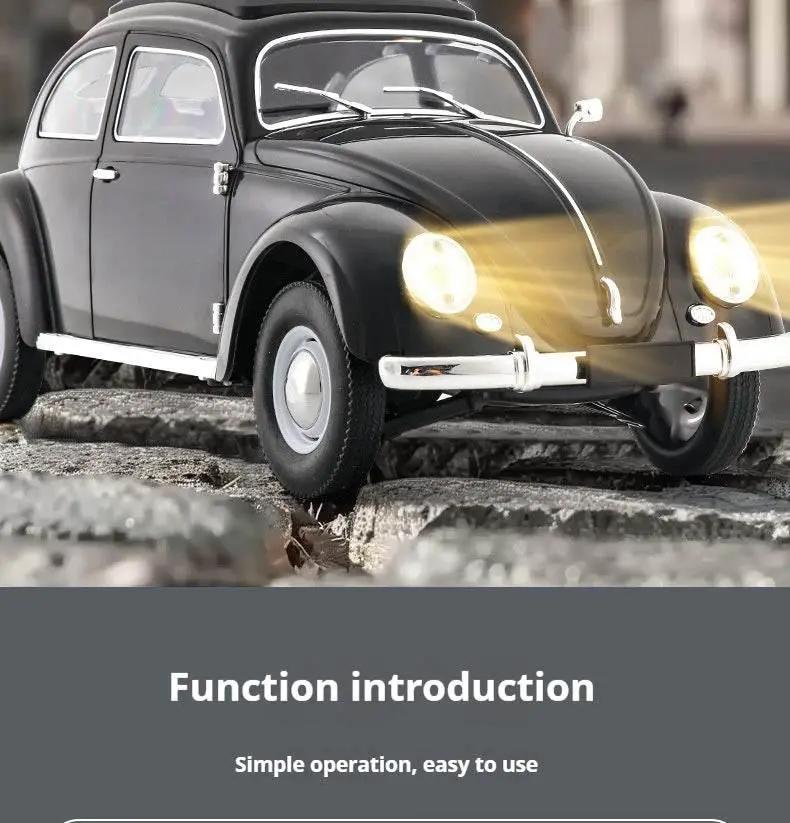  RC 1:16 D62 Mini Retro Beetle RC Climbing Car - Full Scale Simulation Remote Control Toy with Drift Features -  ToylandEU™
