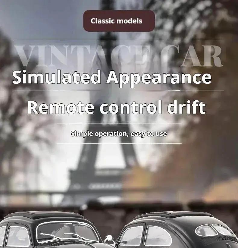  RC 1:16 D62 Mini Retro Beetle RC Climbing Car - Full Scale Simulation Remote Control Toy with Drift Features -  ToylandEU™