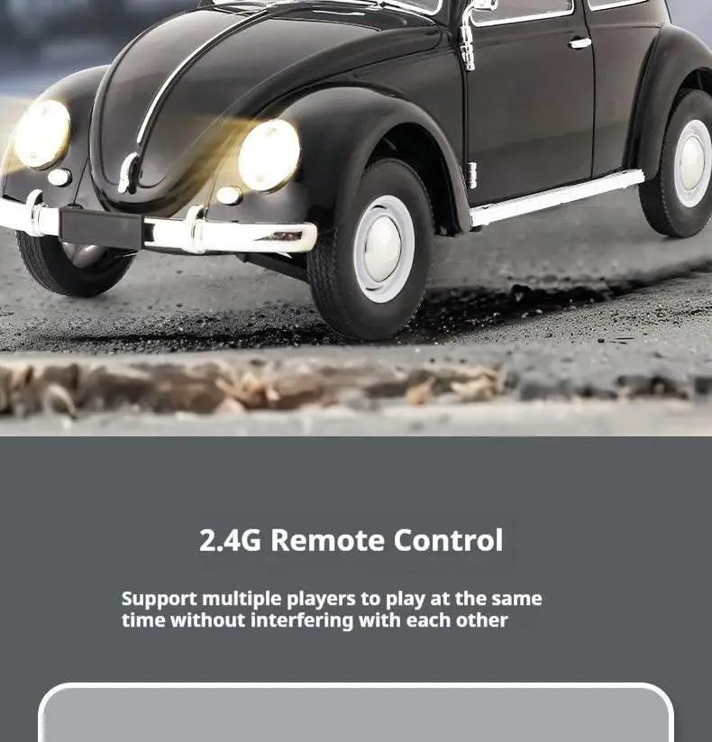  RC 1:16 D62 Mini Retro Beetle RC Climbing Car - Full Scale Simulation Remote Control Toy with Drift Features -  ToylandEU™