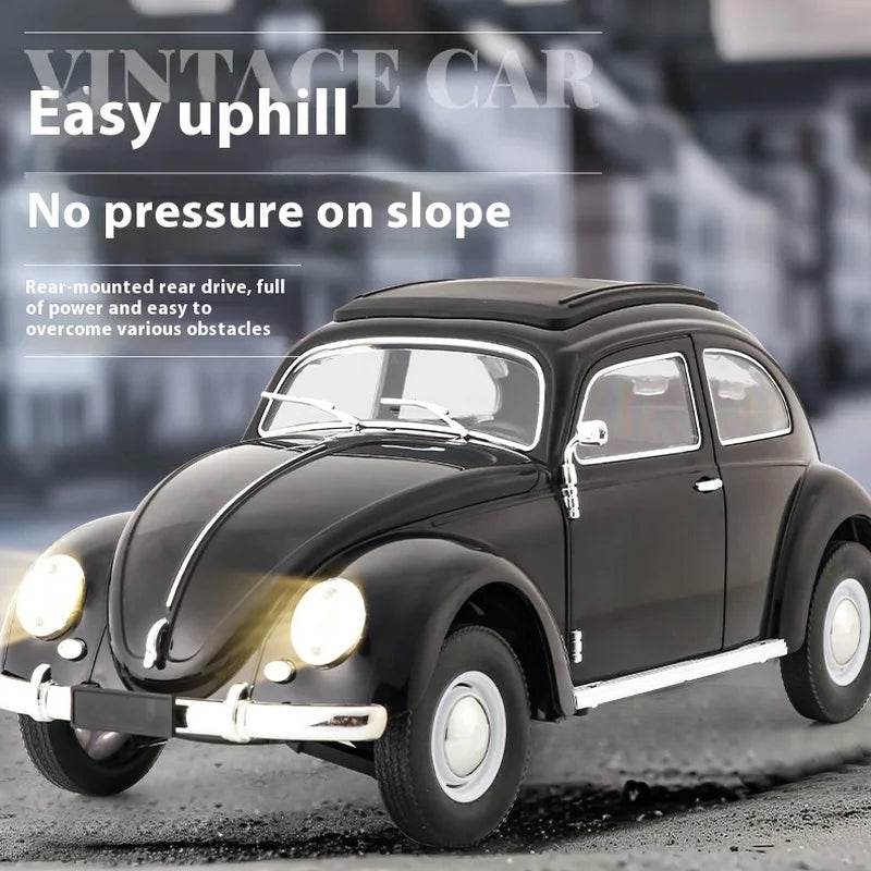 RC 1:16 D62 Mini Retro Beetle RC Climbing Car - Full Scale Simulation Remote Control Toy with Drift Features - ToylandEU