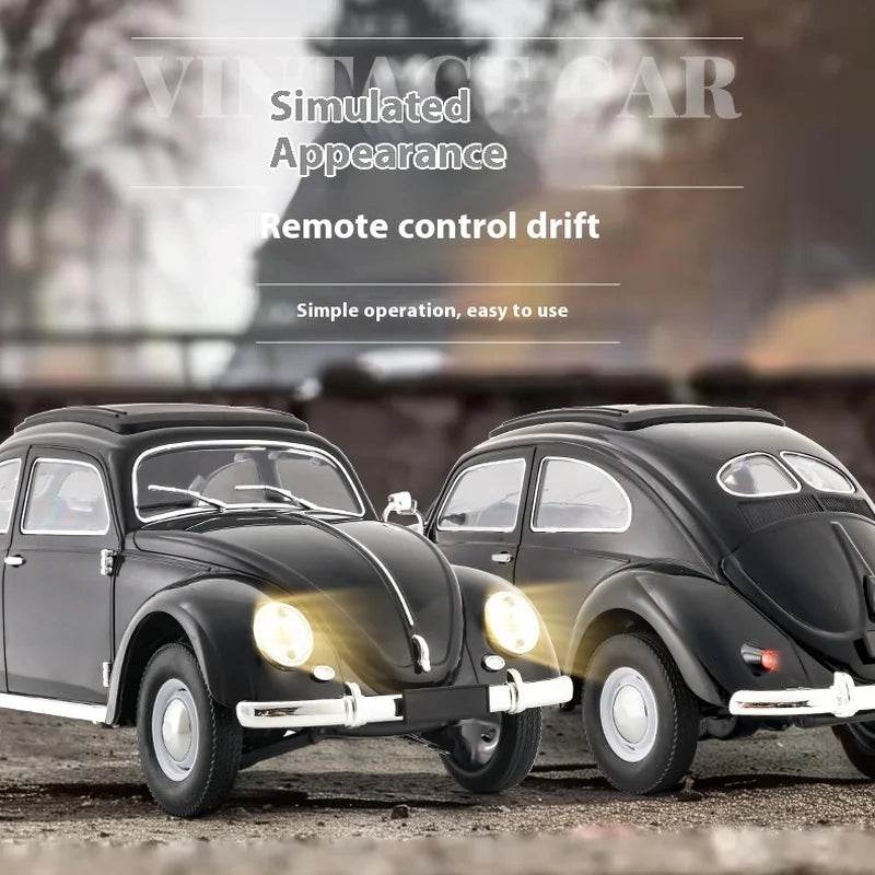 RC 1:16 D62 Mini Retro Beetle RC Climbing Car - Full Scale Simulation Remote Control Toy with Drift Features - ToylandEU