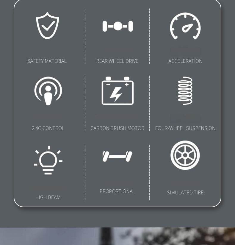 RC 1:16 D62 Mini Retro Beetle RC Climbing Car - Full Scale Simulation Remote Control Toy with Drift Features - ToylandEU