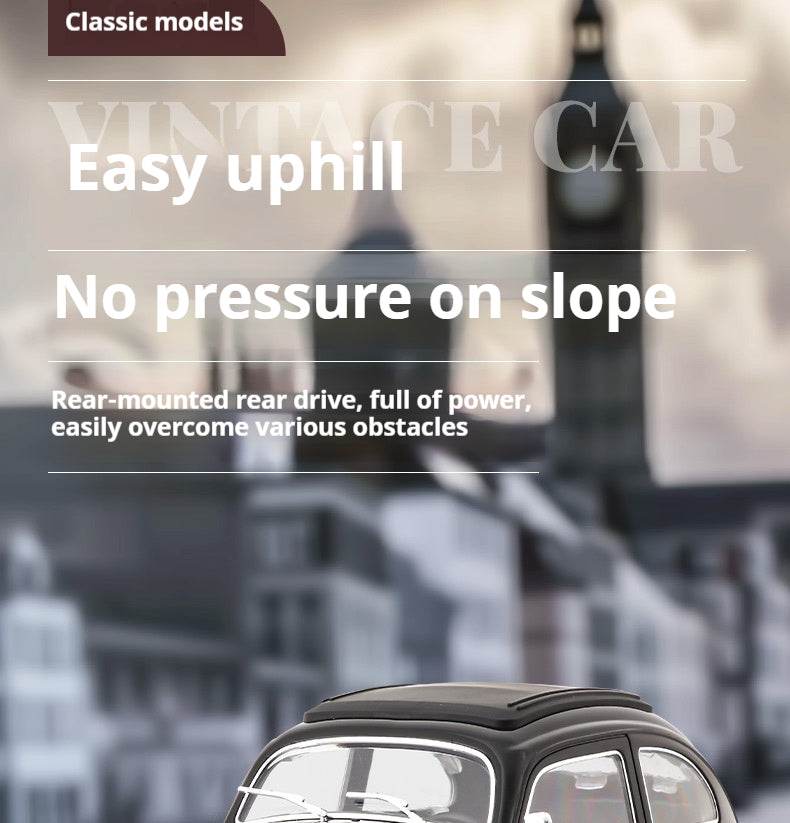 RC 1:16 D62 Mini Retro Beetle RC Climbing Car - Full Scale Simulation Remote Control Toy with Drift Features - ToylandEU